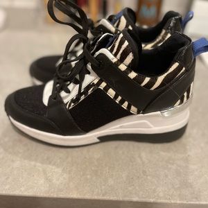 Michael Kors Wedge Sneakers Size 6